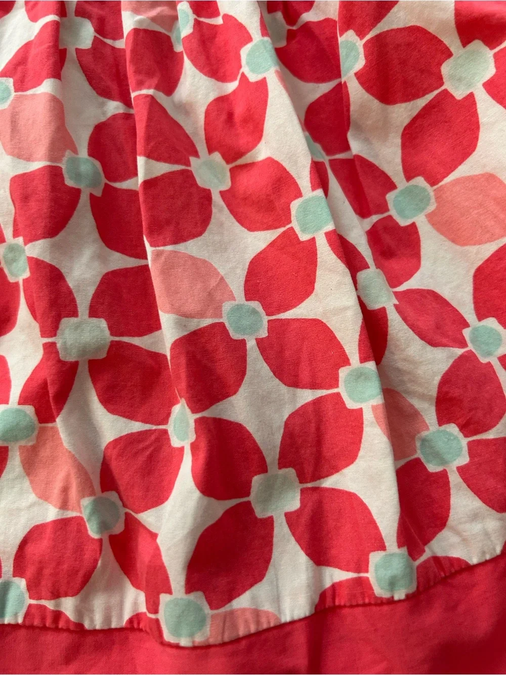 Gymboree Pink and Mint Geometric 100% Cotton Dress. Size 4